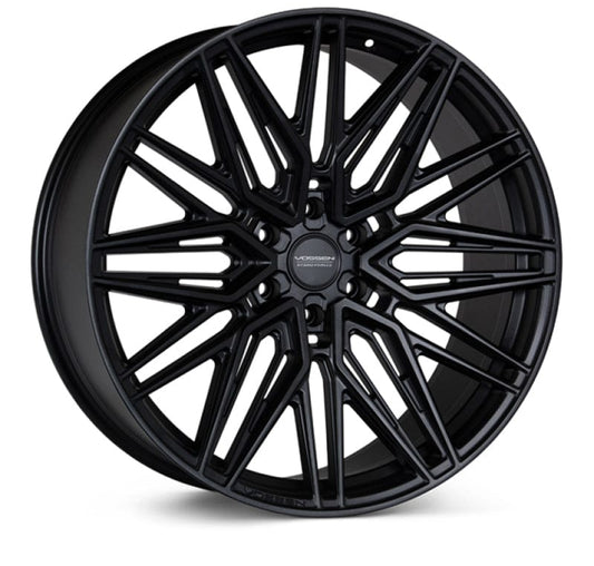 Kies-Motorsports Vossen Vossen HF6-5 20x10 / 6x139.7 / ET-18 / Super Deep Face / 106.1 - Satin Black Wheel