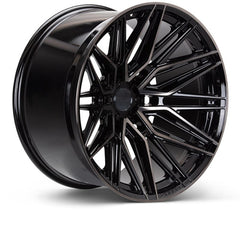 Kies-Motorsports Vossen Vossen HF6-5 20x10 / 6x139.7 / ET-18 / Super Deep Face / 106.1 - Tinted Gloss Black Wheel