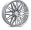 Kies-Motorsports Vossen Vossen HF6-5 22x12 / 6x135 / ET-44 / Ultra Deep Face / 87.1 - Silver Polished Wheel