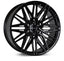 Kies-Motorsports Vossen Vossen HF6-5 22x9.5 / 6x135 / ET20 / Deep Face / 87.1 - Gloss Black Wheel