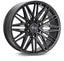 Kies-Motorsports Vossen Vossen HF6-5 22x9.5 / 6x135 / ET20 / Deep Face / 87.1 - Matte Gunmetal Wheel