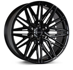 Kies-Motorsports Vossen Vossen HF6-5 22X9.5 / 6X139.7 / ET30 / Deep Face / 95.1 - Gloss Black Wheel