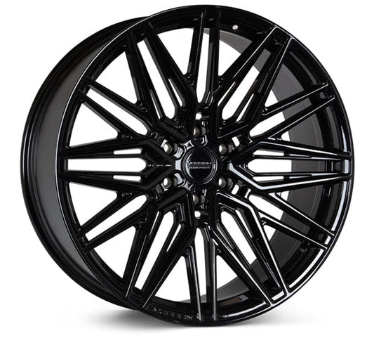 Kies-Motorsports Vossen Vossen HF6-5 24X10 / 6X139.7 / ET35 / Deep Face / 95.1 - Gloss Black Wheel