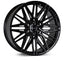 Kies-Motorsports Vossen Vossen HF6-5 26x10 / 6x139.7 / ET25 / Deep / 106.1 CB - Gloss Black Wheel
