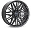 Kies-Motorsports Vossen Vossen HF6-5 26x10 / 6x139.7 / ET25 / Deep / 106.1 CB - Matte Gunmetal Wheel