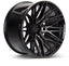 Kies-Motorsports Vossen Vossen HF6-5 26x10 / 6x139.7 / ET25 / Deep / 106.1 CB - Tinted Gloss Black Wheel