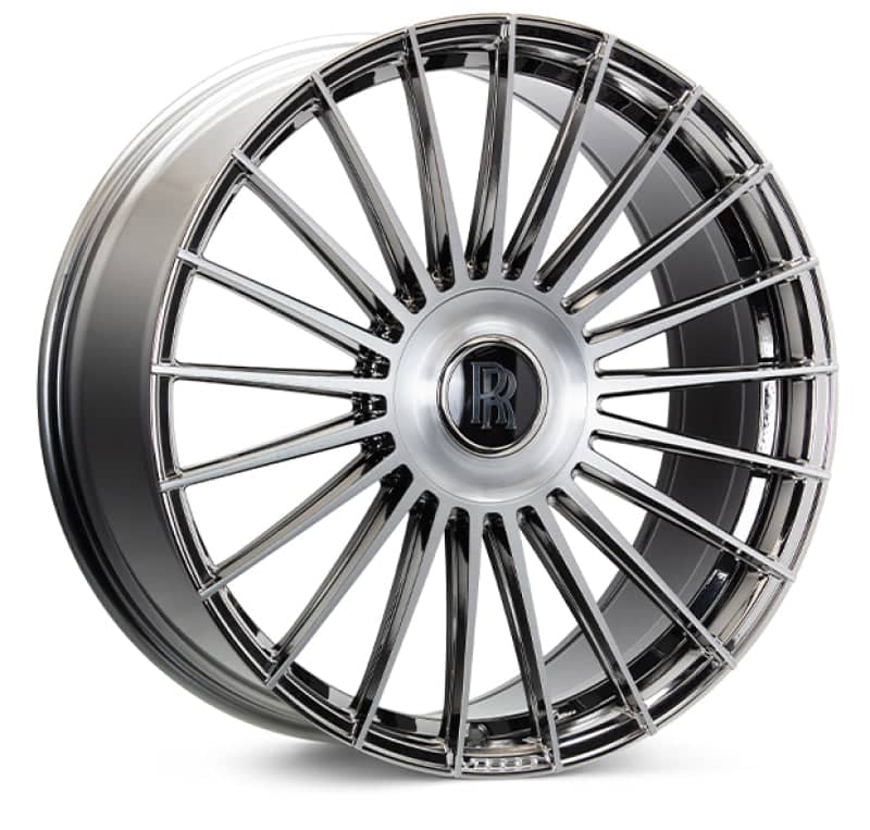 Kies-Motorsports Vossen Vossen HF8 22x9.5 / ET15 / 5x112 / Deep 66.5 - EPB-EMC Polished Brushed  Silver Wheel