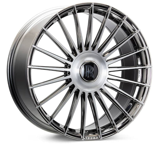 Kies-Motorsports Vossen Vossen HF8 22x9.5 / ET15 / 5x112 / Deep 66.5 - EPB-EMC Polished Brushed  Silver Wheel