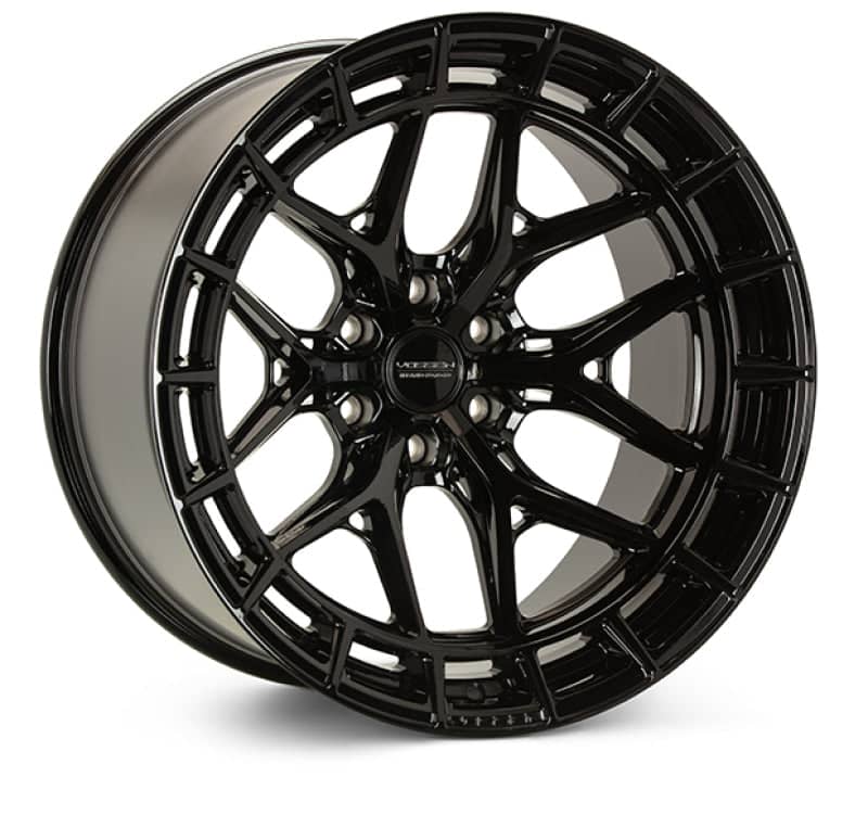 Kies-Motorsports Vossen Vossen HFX-1 20x9.5 - 6x139.7 - ET30 - Deep - 106.1 - Gloss Black Wheel