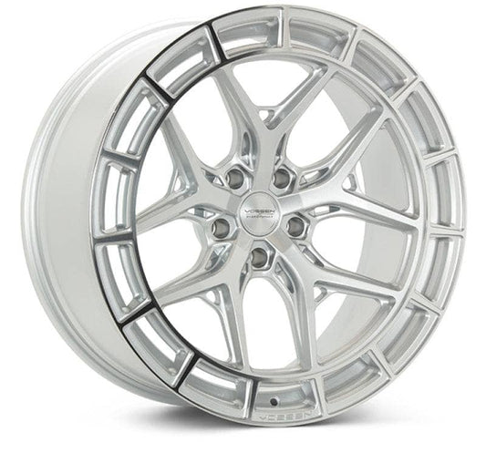 Kies-Motorsports Vossen Vossen HFX-1 20x9 - 5x112 - ET32 - Flat - 66.5 - Silver Polished Wheel
