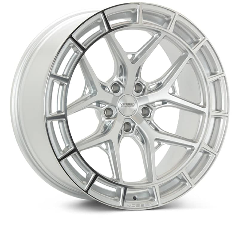 Kies-Motorsports Vossen Vossen HFX-1 21x10.5 - 5x112 - ET25 - Deep - 66.5 - Silver Polished Wheel