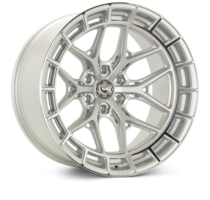 Kies-Motorsports Vossen Vossen HFX-1 22x12 / 8x170 / ET-44 / Ultra Deep / 125.1 CB - Silver Polished Wheel