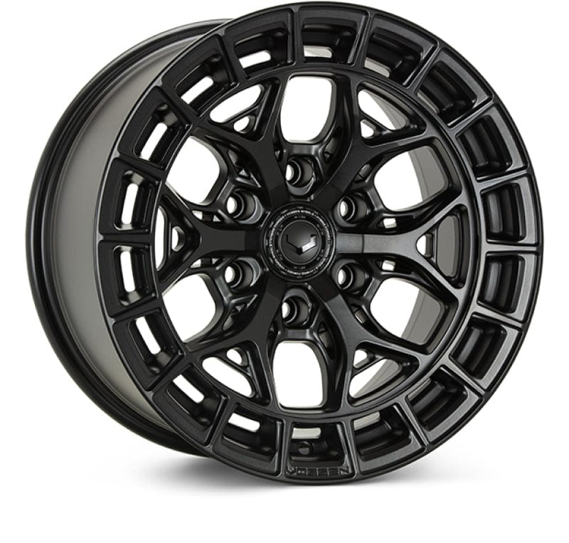Kies-Motorsports Vossen Vossen HFX-1 22x9.5 / 6x139.7 BP / ET20 / 106.1 CB / Deep - Satin Black Wheel