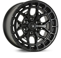 Kies-Motorsports Vossen Vossen HFX-1 22x9.5 / 6x139.7 BP / ET20 / 106.1 CB / Deep - Satin Black Wheel