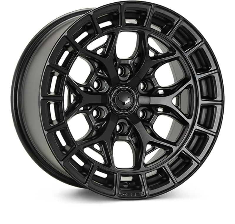 Kies-Motorsports Vossen Vossen HFX-1 22X9.5 / 6X139.7 / ET30 / Deep / 95.1 GB - Satin Black