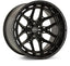 Kies-Motorsports Vossen Vossen HFX-1 24x10 / 6x139.7 / ET25 / Deep / 106.1 CB - Satin Black Wheel