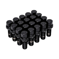 Kies-Motorsports Vossen Vossen Lug Bolt - 14x1.25 - 28mm - 17mm Hex - Cone Seat - Black (Set of 20)
