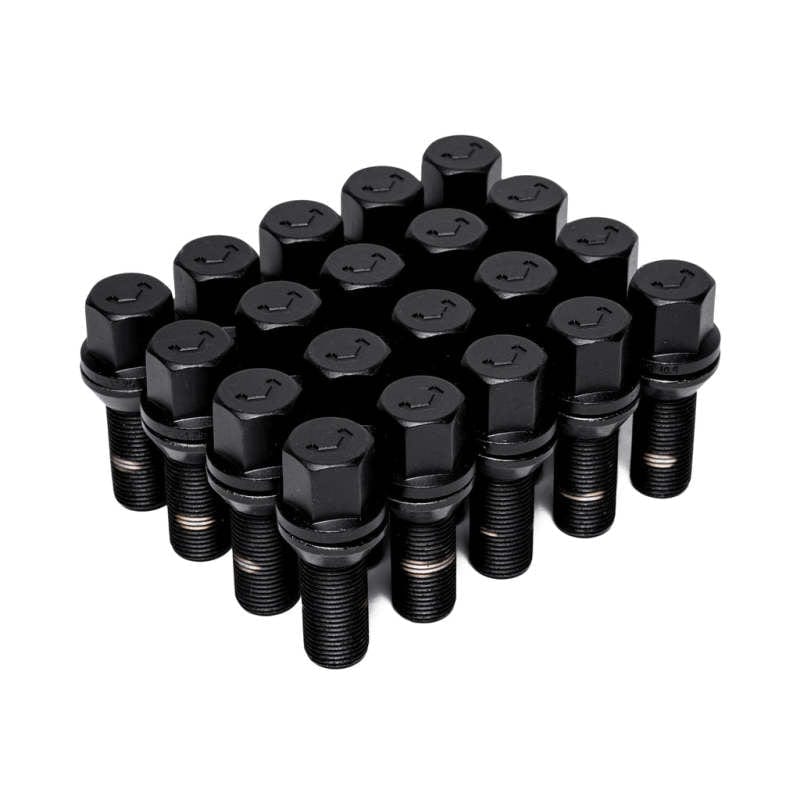Kies-Motorsports Vossen Vossen Lug Bolt - 14x1.5 - 30mm - 17mm Hex - Cone Seat - Black (Set of 20)