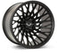 Kies-Motorsports Vossen Vossen VFX-02T 22x9.5 - 6x139.7 - ET30 - Deep - 78.1 - Satin Black Wheel