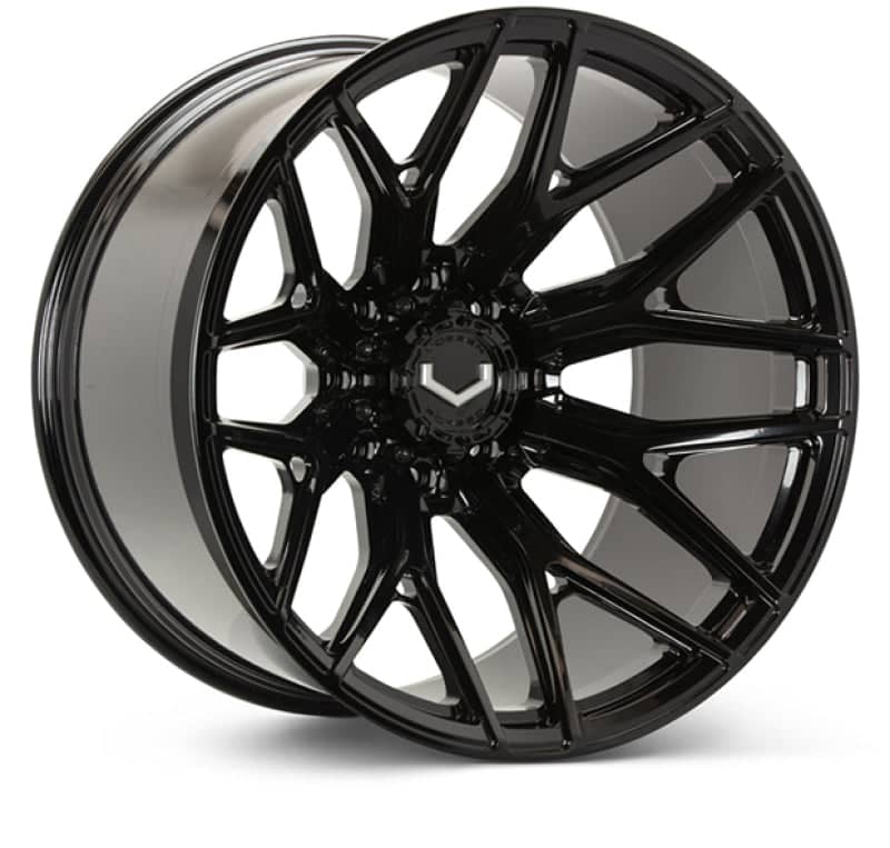 Kies-Motorsports Vossen Vossen VFX-03 24x14 - 6x139.7 - ET15 - Deep - 78.1 - Gloss Black Wheel