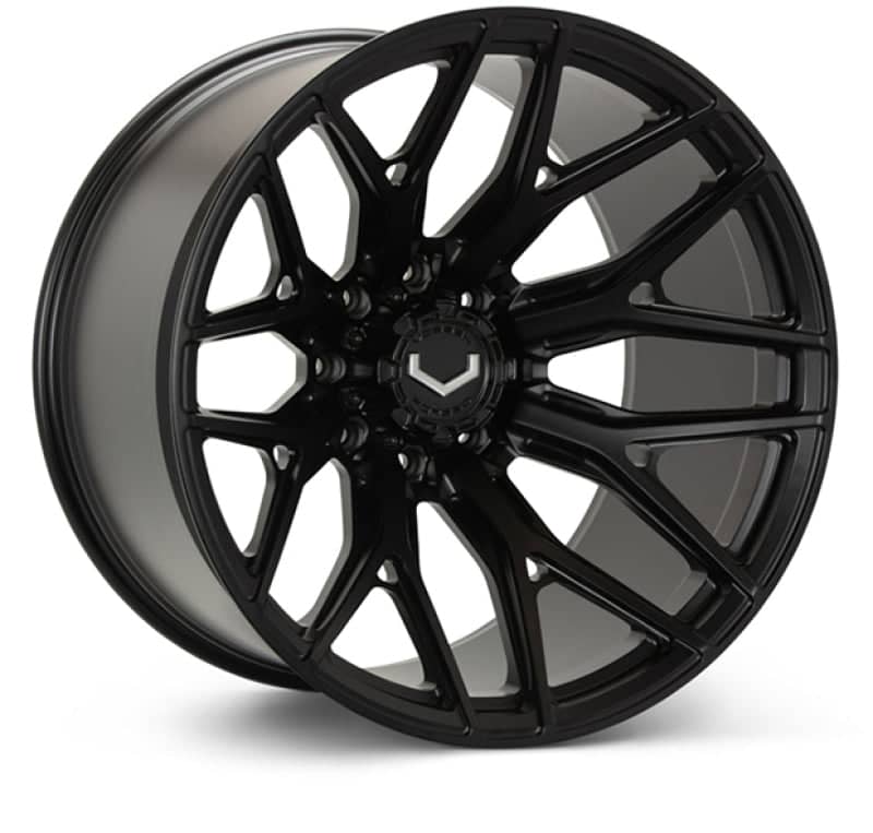Kies-Motorsports Vossen Vossen VFX-03 24x14 - 8x165.1 - ET75 - Mega Deep - 125.1 - Satin Black Wheel