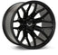 Kies-Motorsports Vossen Vossen VFX-03 24x14 - 8x165.1 - ET75 - Mega Deep - 125.1 - Satin Black Wheel