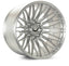 Kies-Motorsports Vossen Vossen VFX-04 24x14 - 6x135 - ET44 - Mega Deep - 87.1 - Brushed Gloss Clear Wheel