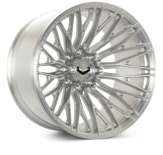 Kies-Motorsports Vossen Vossen VFX-04 24x14 - 6x139.7 - ET44 - Mega Deep - 78.1 - Brushed Gloss Clear Wheel