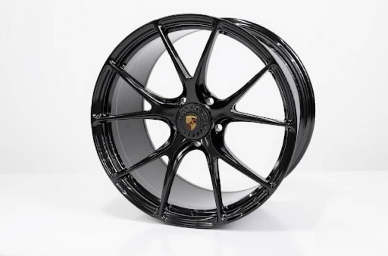 Kies-Motorsports Vossen Vossen X Champion RS74 21X9.5 / ET50 / 5X130 / Gloss Black Wheel / Taycan - Front