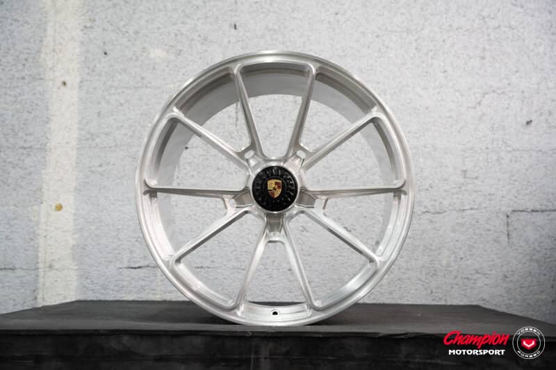 Kies-Motorsports Vossen Vossen X Champion RS92 21X13 / ET31 / Brushed Gloss Clear Wheel / Centerlock / 911 GT3RS 992- Rear