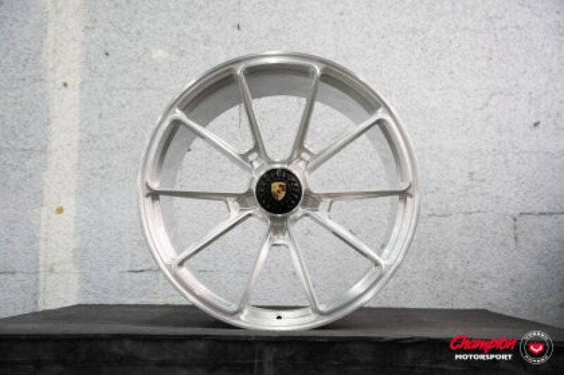 Kies-Motorsports Vossen Vossen X Champion RS92 22X12 / ET66 / 5X130 / Brushed Gloss Clear Wheel / 911 Carrera 992 - Rear