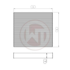 Kies-Motorsports Wagner Tuning Wagner Tuning Universal Radiator Core - 264 x 240 x 96 (mm)