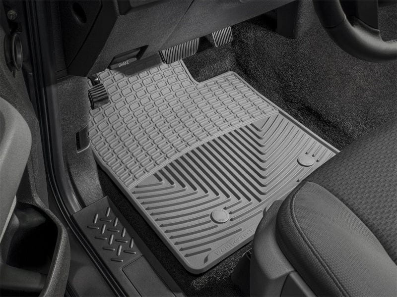 WeatherTech 03-10 Porsche Cayenne Front Rubber Mats - Grey Secondary image
