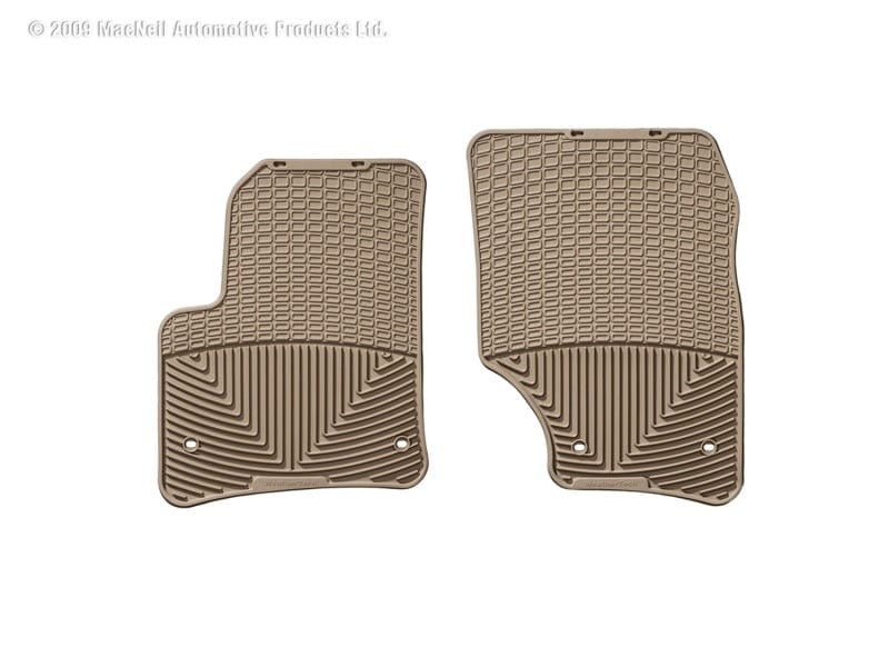 Kies-Motorsports WeatherTech WeatherTech 03-10 Porsche Cayenne Front Rubber Mats - Tan Main image