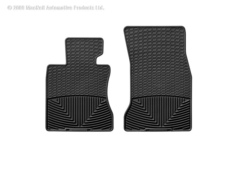 Kies-Motorsports WeatherTech WeatherTech 04-07 BMW 525i Front Rubber Mats - Black