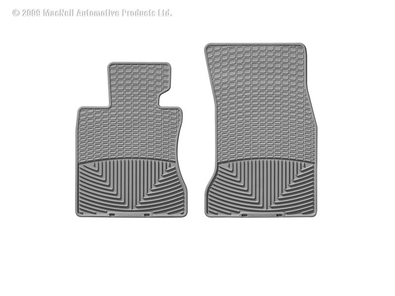 Kies-Motorsports WeatherTech WeatherTech 04-07 BMW 525i Front Rubber Mats - Grey