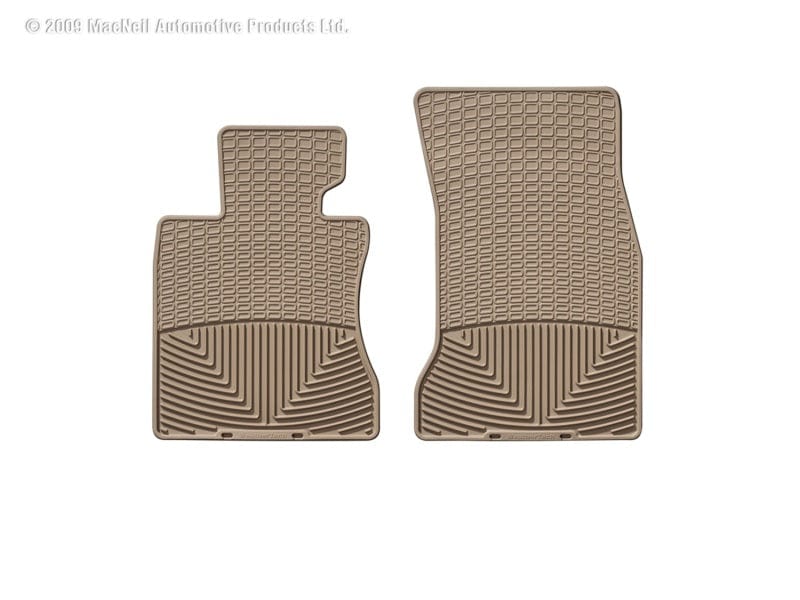 Kies-Motorsports WeatherTech WeatherTech 04-07 BMW 525i Front Rubber Mats - Tan