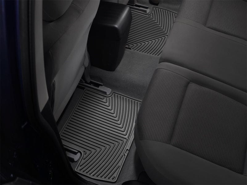 WeatherTech 04-10 BMW 5-Series Rear Rubber Mats - Black Secondary image