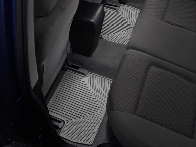 WeatherTech 04-10 BMW 5-Series Rear Rubber Mats - Grey Secondary image