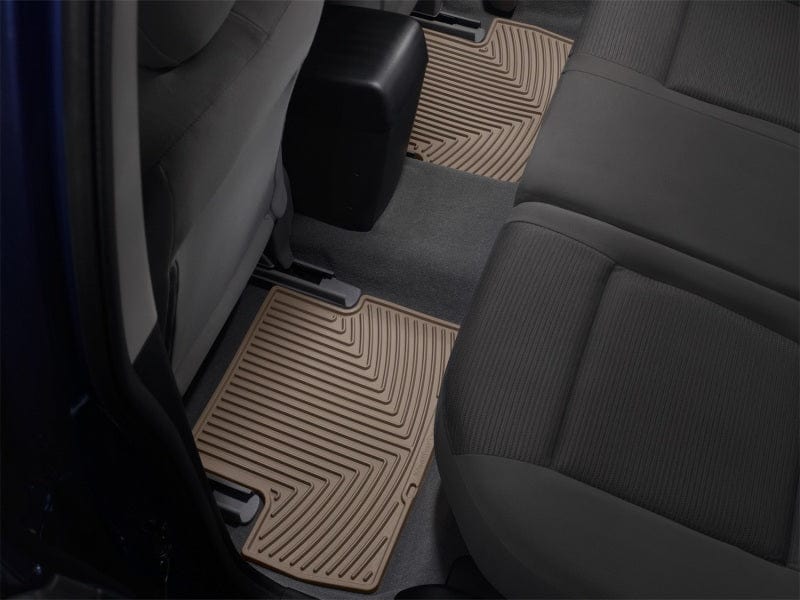 Kies-Motorsports WeatherTech WeatherTech 04-10 BMW 5-Series Rear Rubber Mats - Tan Main image
