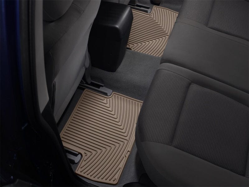 Kies-Motorsports WeatherTech WeatherTech 04-10 BMW 5-Series Rear Rubber Mats - Tan