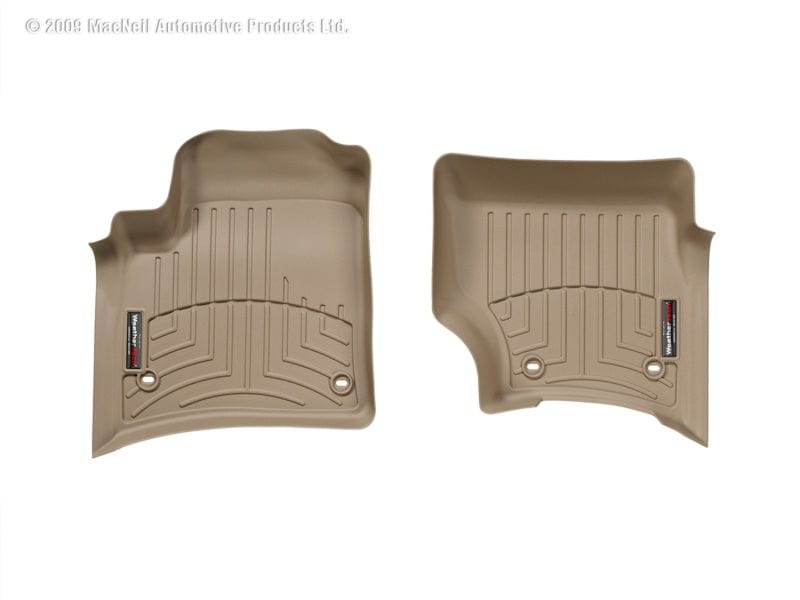 Kies-Motorsports WeatherTech WeatherTech 04-10 Porsche Cayenne Front FloorLiner - Tan Main image