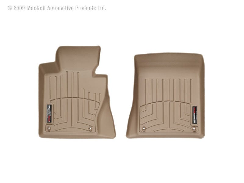 Kies-Motorsports WeatherTech WeatherTech 04+ BMW X3 Front FloorLiner - Tan Main image
