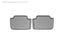 Kies-Motorsports WeatherTech WeatherTech 04+ BMW X3 Rear FloorLiner - Grey