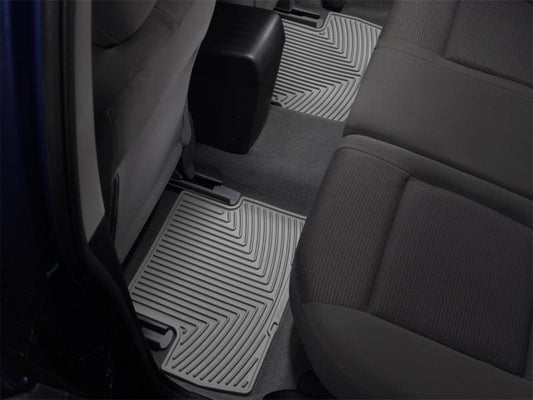 Kies-Motorsports WeatherTech WeatherTech 06-12 BMW 3-Series Rear Rubber Mats - Grey