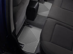 Kies-Motorsports WeatherTech WeatherTech 06-12 BMW 3-Series Rear Rubber Mats - Grey
