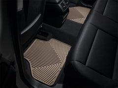 Kies-Motorsports WeatherTech WeatherTech 11+ BMW X3 Rear Rubber Mats - Tan