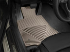 Kies-Motorsports WeatherTech WeatherTech 12+ BMW 6-Series Front Rubber Mats - Tan