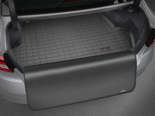 Kies-Motorsports WeatherTech WeatherTech 2011+ Porsche Cayenne Cargo Liners w/ Bumper Protector - Grey (Fits w/Bose Audio Pack)