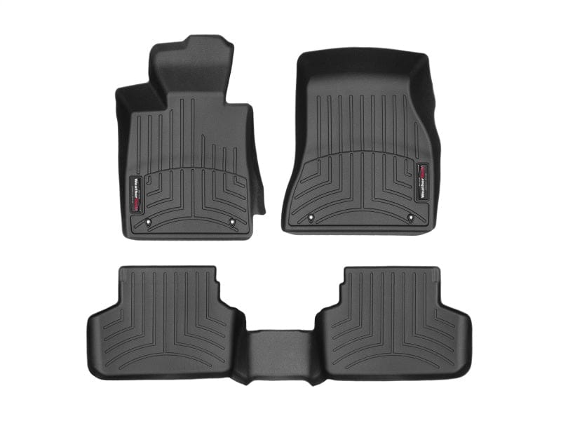 Kies-Motorsports WeatherTech Weathertech 2017+ BMW 5-Series Front and Rear FloorLiners - Black (xDrive Only - Does Not Fit RWD) Main image